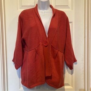 Ladies Mountain Lake Coral Cardigan